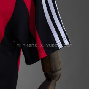 Camiseta Bayer Leverkusen 1988 Retro Local - vista lateral izquierda