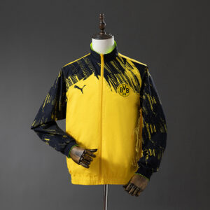 Camiseta Borussia Dortmund 2023/24 Entrenamiento Reversible - detalle del cuello y cremallera