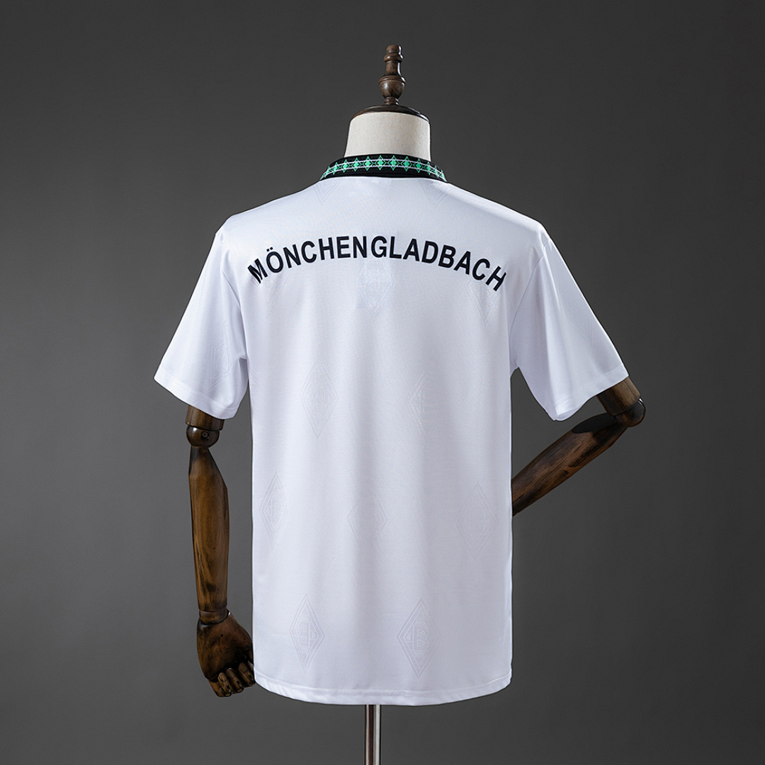 Camiseta Borussia Mönchengladbach 1997 Retro Local Manga Larga - detalle patrocinador Diebels
