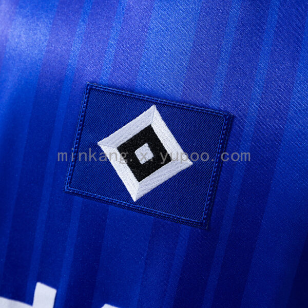Camiseta Hamburger SV 1990 Retro Local - detalle hombro