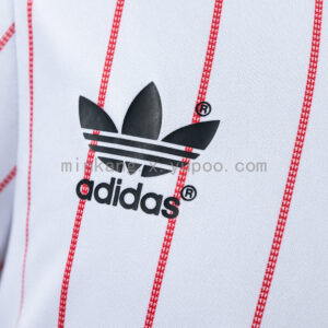 Camiseta Hamburger SV 1984 Retro - detalle patrón de rayas