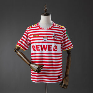 Camiseta FC Köln 2023/24 Local - detalle franjas y tejido