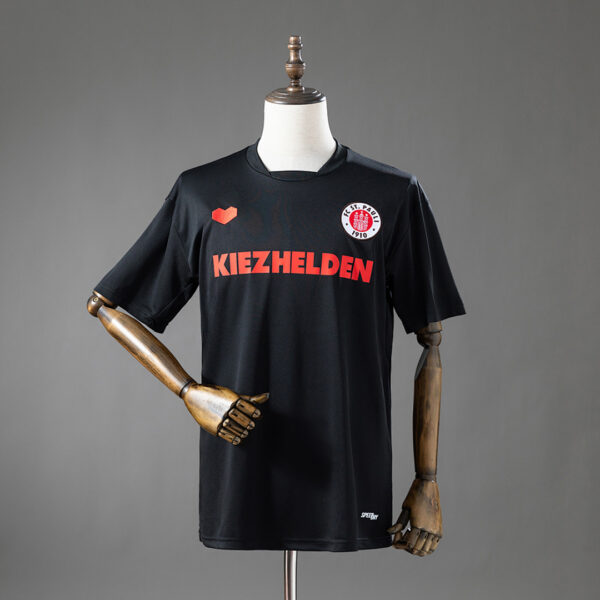 Camiseta FC St. Pauli Retro Kiezhelden Negra - vista trasera