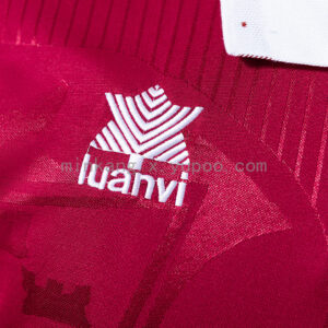 Camiseta Albacete Balompié 1992/93 Retro Local — detalle manga