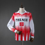 Camiseta AS Cannes 1991 Retro Local Manga Larga - detalle sponsor PHENIX