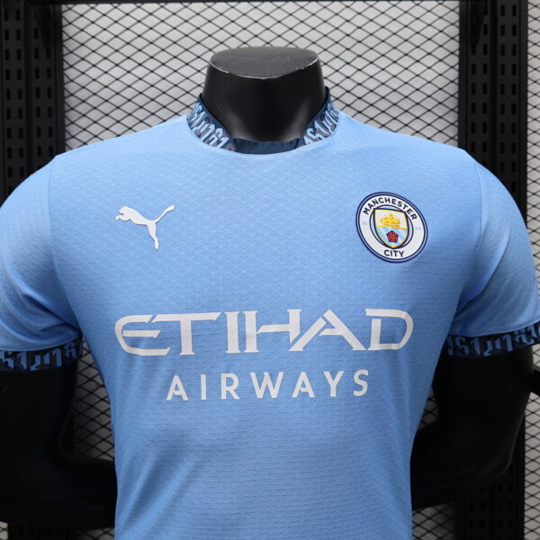 Camiseta Manchester City 2023/24 Local Versión Jugador - vista trasera