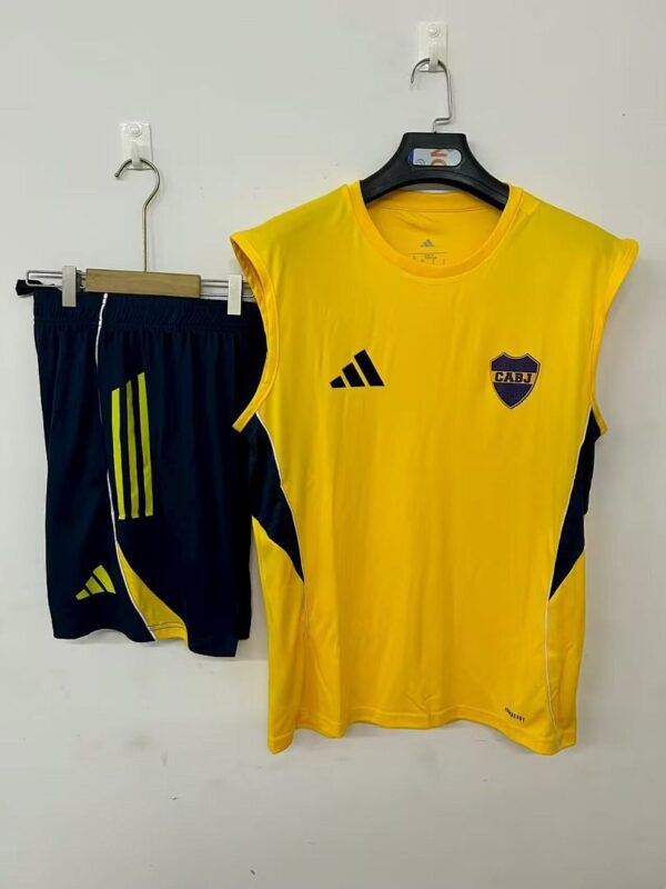 Camiseta Boca Juniors 2025/26 Entrenamiento Amarilla Sin Mangas - detalle escudo