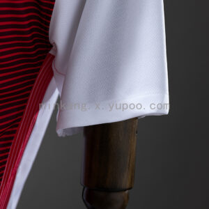 Camiseta AS Monaco 1990 Retro Local - detalle cuello