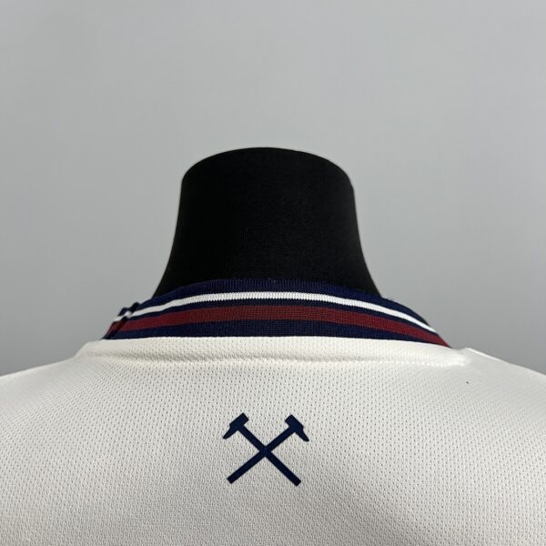 Camiseta West Ham United 2023/24 Visita Niño - vista trasera