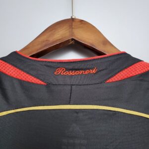 Camiseta AC Milan 2006 Tercera - detalle logo Adidas