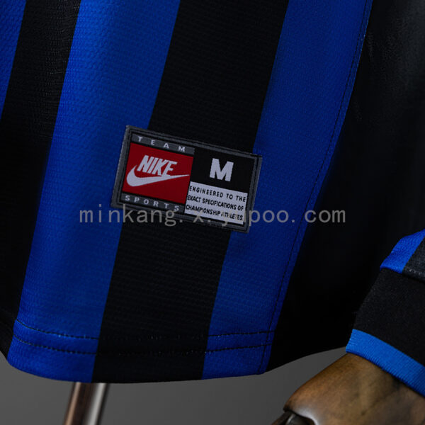 Camiseta Inter Milan 1998 Retro Local Manga Larga - detalle