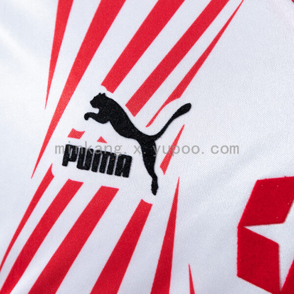 Camiseta FC Köln 2000/01 Local - detalle del patrocinador Samsung