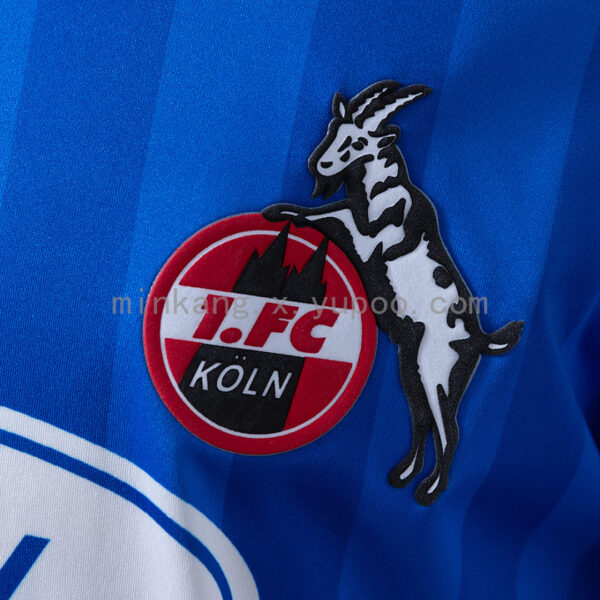 Camiseta 1. FC Köln 1988/89 Retro Local - detalle del patrocinador Ford