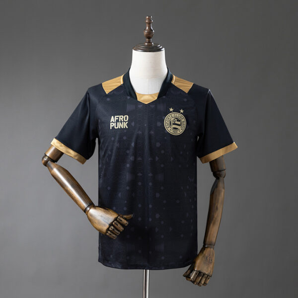 Camiseta Esporte Clube Bahia 2023/24 Edición Especial Afro Punk — vista trasera