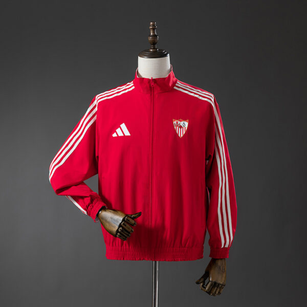 Camiseta Sevilla FC 2024/25 Cortaviento Local — detalle