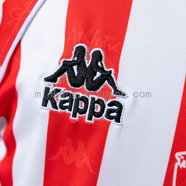 Camiseta Athletic Bilbao 1998 Retro Local — detalle logo Kappa