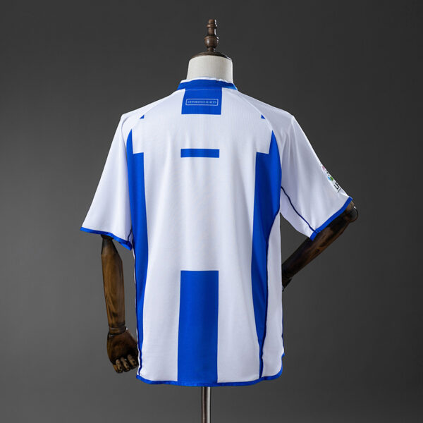 Camiseta Deportivo Alavés 1998/99 Retro Local — detalle cuello