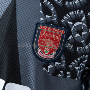 Camiseta Arsenal 1995 Retro Arquero Manga Larga - vista trasera
