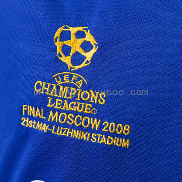 Camiseta Chelsea 2008 Retro Local - detalle cuello