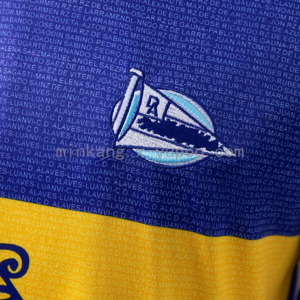 Camiseta Deportivo Alavés 2000/01 Retro Local — vista trasera