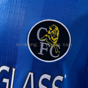 Camiseta Chelsea FC 2001/02 Local Retro - detalle parche Barclays Premier League
