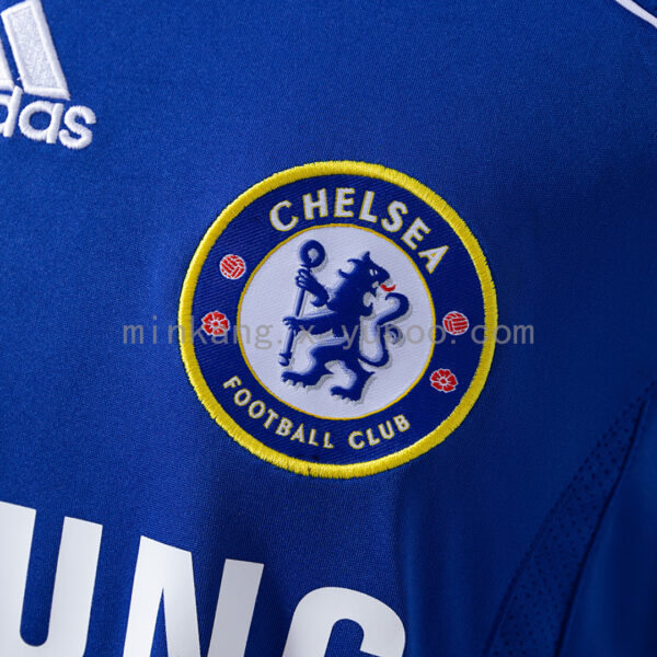 Camiseta Chelsea F.C. 2011/12 Retro Local Manga Larga - detalle logo Adidas