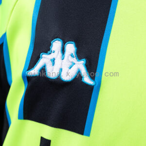 Camiseta Manchester City 1996/97 Visita Retro - detalle sponsor Brother