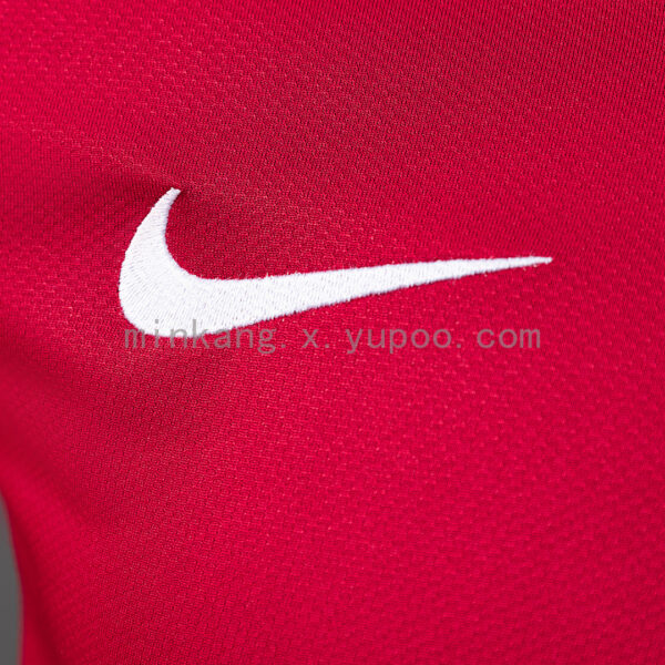 Camiseta Manchester United 2006/07 Retro Local Manga Larga - detalle