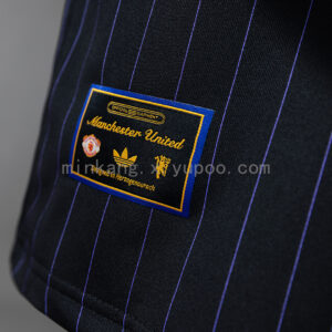 Camiseta Manchester United 1990 Retro Visitante - detalle cuello
