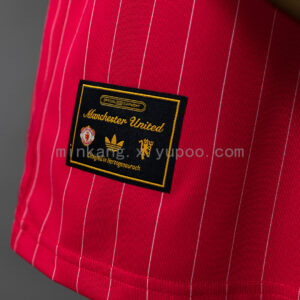 Camiseta Manchester United 1982 Retro Local - vista trasera