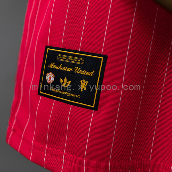 Camiseta Manchester United 1982 Retro Local - vista trasera