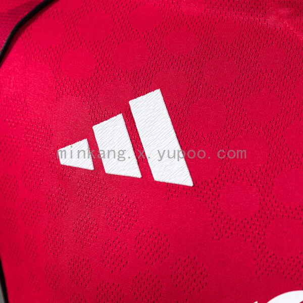 Camiseta Manchester United 2024/25 Local Versión Jugador - detalle patrocinador Snapdragon