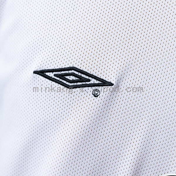 Camiseta Manchester United 2001/02 Retro Aniversario Manga Larga - detalle sponsor Vodafone