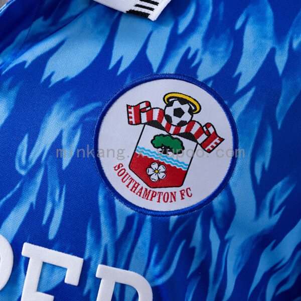 Camiseta Southampton 1992 Retro Local - detalle del patrocinador Draper Tools