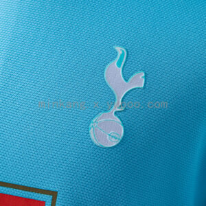 Camiseta Tottenham Hotspur 2006/07 Retro Visita - detalle manga y brazo