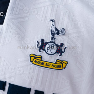 Camiseta Tottenham Hotspur 1994 Retro Local - detalle tejido y manga