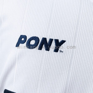 Camiseta Tottenham Hotspur 1995/96 Retro Local - detalle cuello y franjas