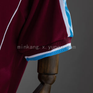 Camiseta West Ham 1999/00 Retro Local - detalle del cuello