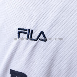 Camiseta West Ham United 1999/2000 Visita Retro - detalle cuello y patrocinador