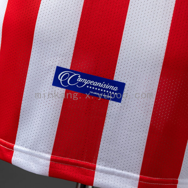 Camiseta Cúcuta Deportivo 1990 Retro Local Manga Larga - detalle cuello