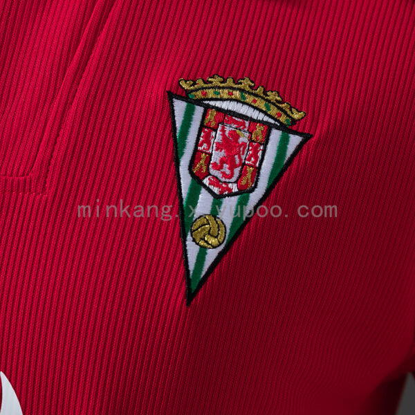Camiseta Córdoba CF 1999/2000 Retro Local - detalle sponsor CajaSur