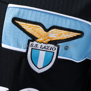 Camiseta Lazio 1999/2000 Visita Retro Manga Larga - detalle