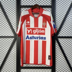 Camiseta Sporting de Gijón 2016/17 Retro Local — detalle