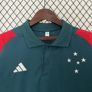 Camiseta Cruzeiro 2024 Polo — detalle