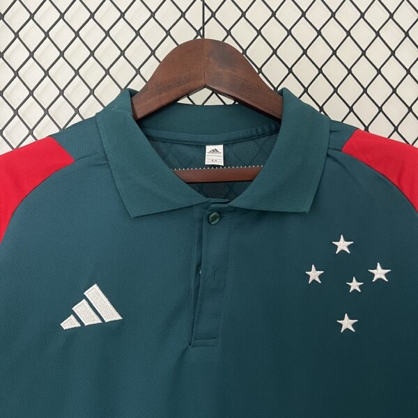 Camiseta Cruzeiro 2024 Polo — detalle