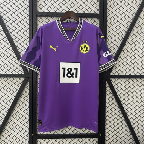 Camiseta Borussia Dortmund 2023/24 Arquero - detalle del tejido