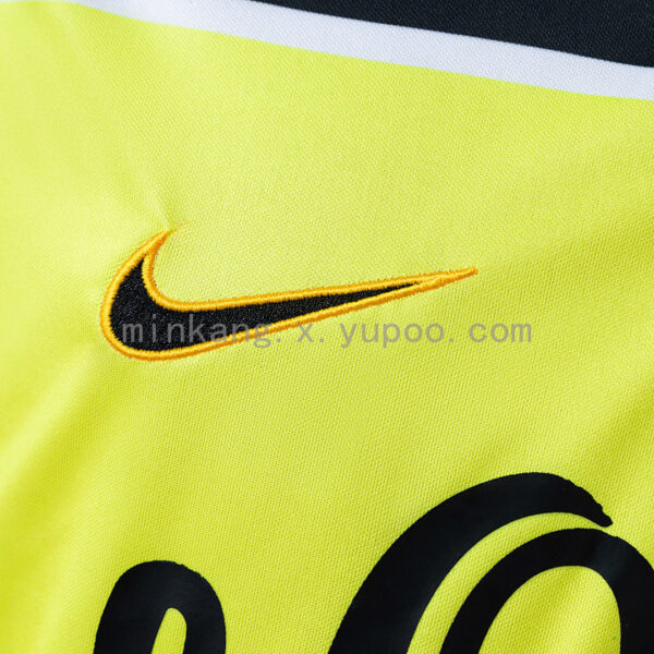 Camiseta Borussia Dortmund 1997 Retro Local - detalle del cuello