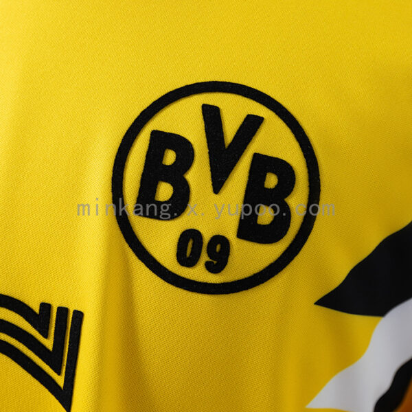 Camiseta Borussia Dortmund 1989 Retro Local - detalle
