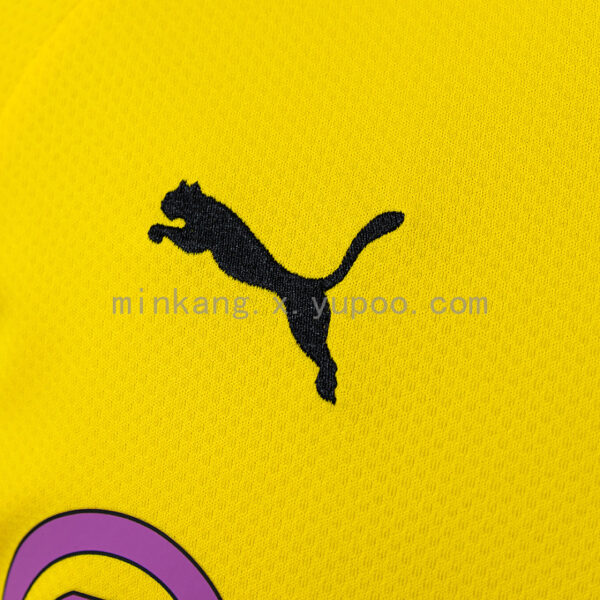Camiseta Borussia Dortmund 1920 Retro Local - detalle manga