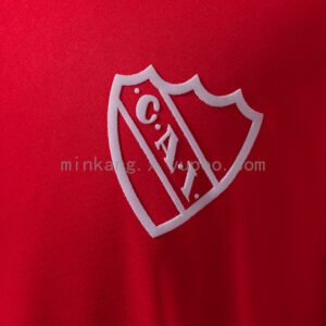 Camiseta Independiente 1989 Retro Local - detalle cuello y puños